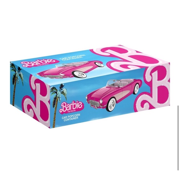 Amc Barbie: The Movie Collectible Pink Corvette Convertible Popcorn Container - Picture 6 of 13